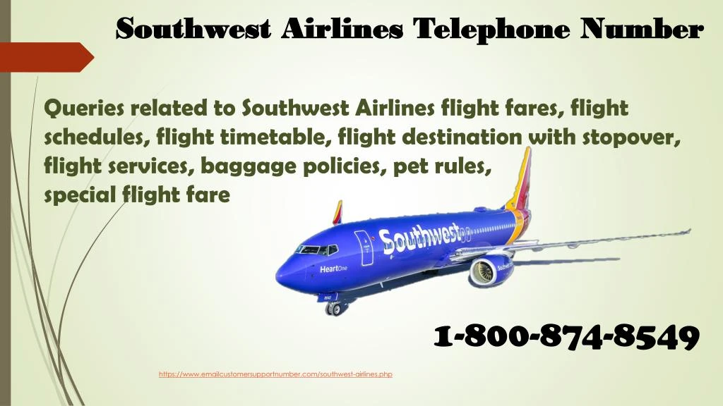 southwest airlines telephone number