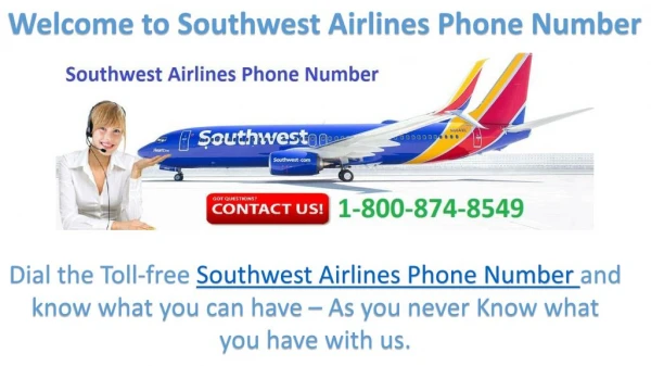 Get Instant Help with Southwest Airlines Phone Number 1-800-874-8549