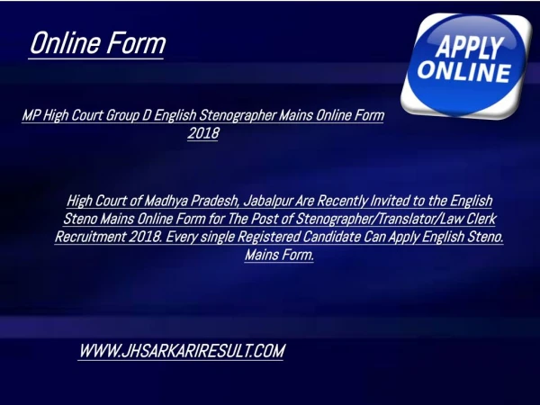 online form