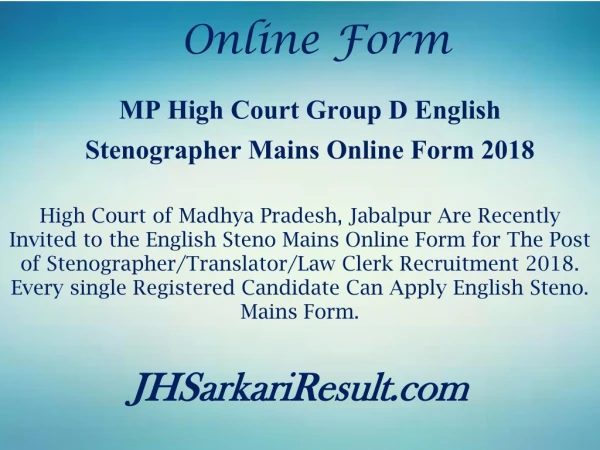 online form