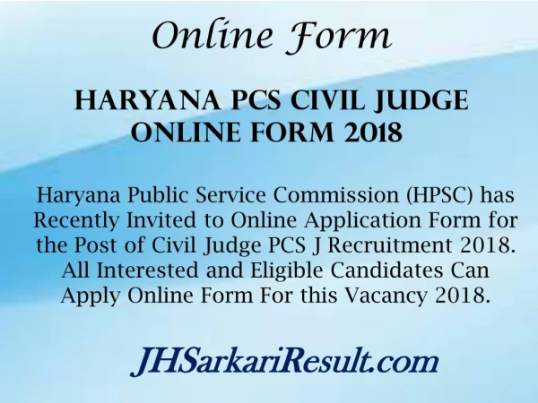 online form