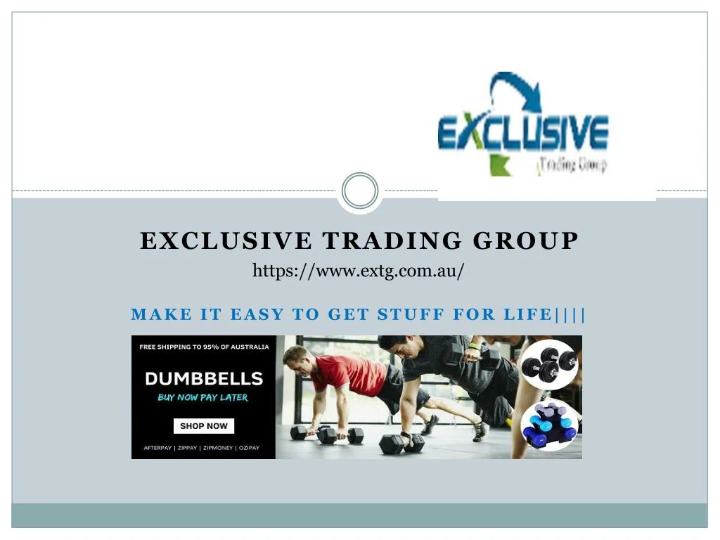 exclusive trading group make it easy to get stuff for life