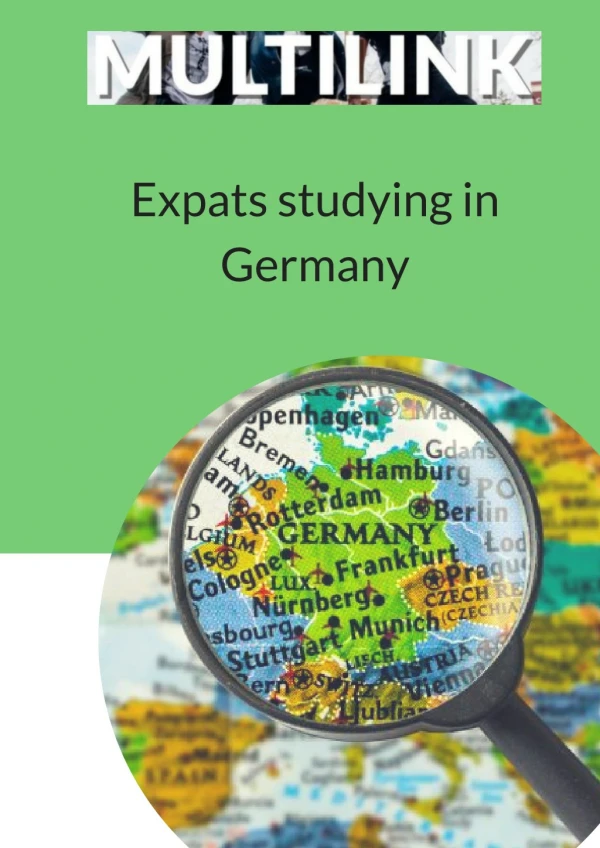 Great oppertunity for expats studying in Germany