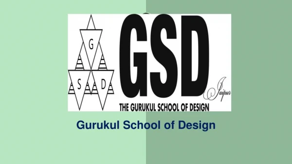 Gurukul School of Design: Best Design Institute in Jaipur