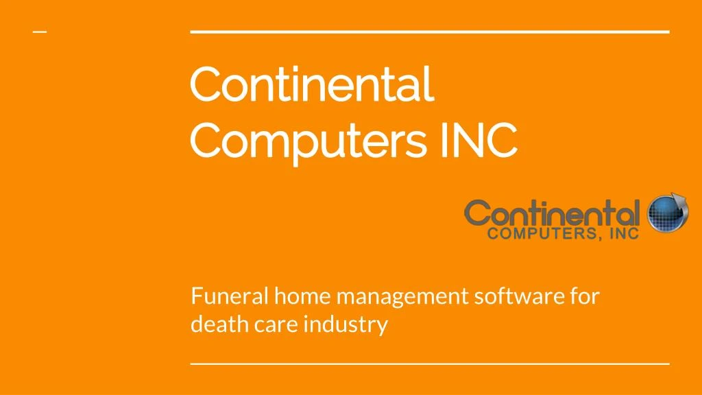 continental computers inc