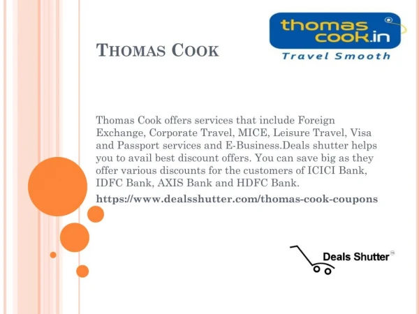 Thomas cook flight booking offers