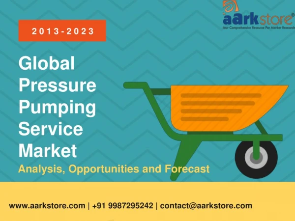 Pressure Pumping Service Market Size, Share Report Forecast 2023