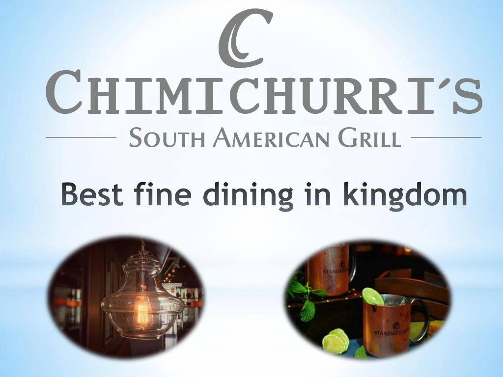 best fine dining in kingdom