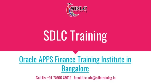 Realtime and Job Oriented Oracle APPS Finance Training in Marathahalli, Bangalore