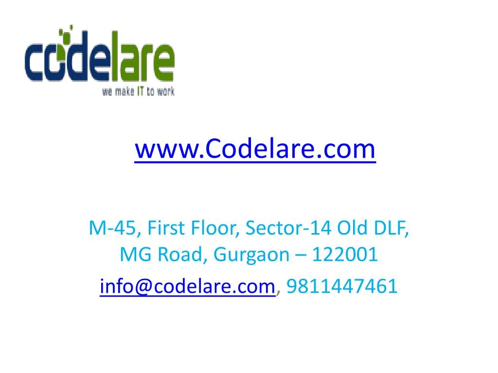 www codelare com