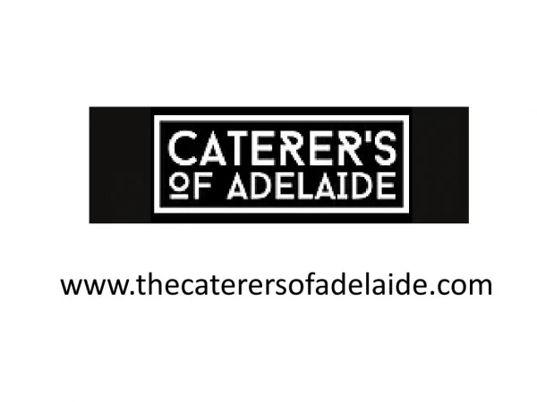 Corporate Catering Adelaide - www.thecaterersofadelaide.com