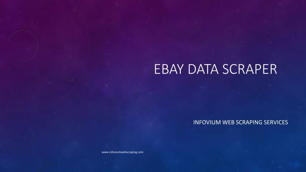 ebay data scraper