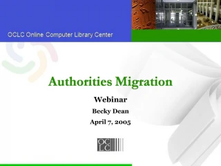 Authorities Migration - slide 1