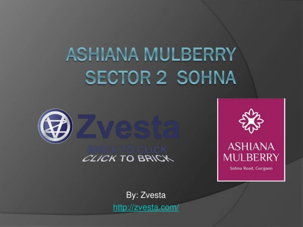 Ashiana Mulberry Sector 2 Sohna