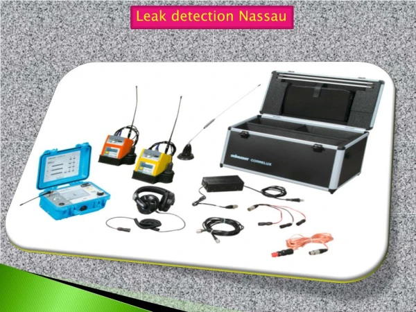 Leak detection Nassau