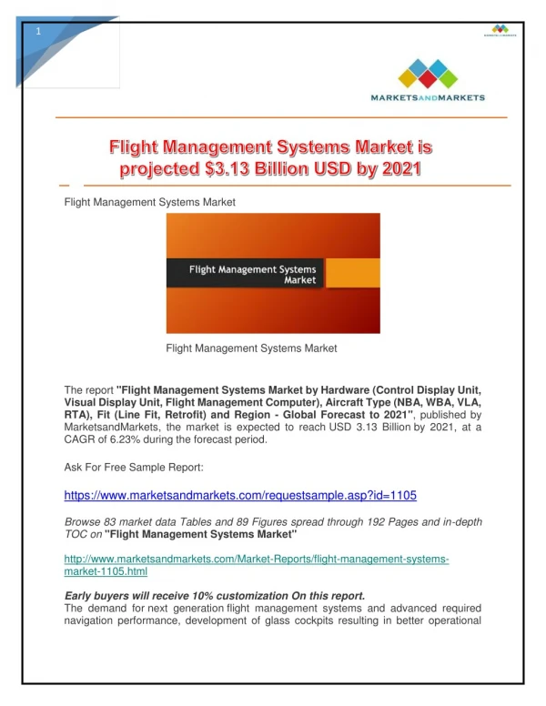 Flight Management Systems (FMS) Market