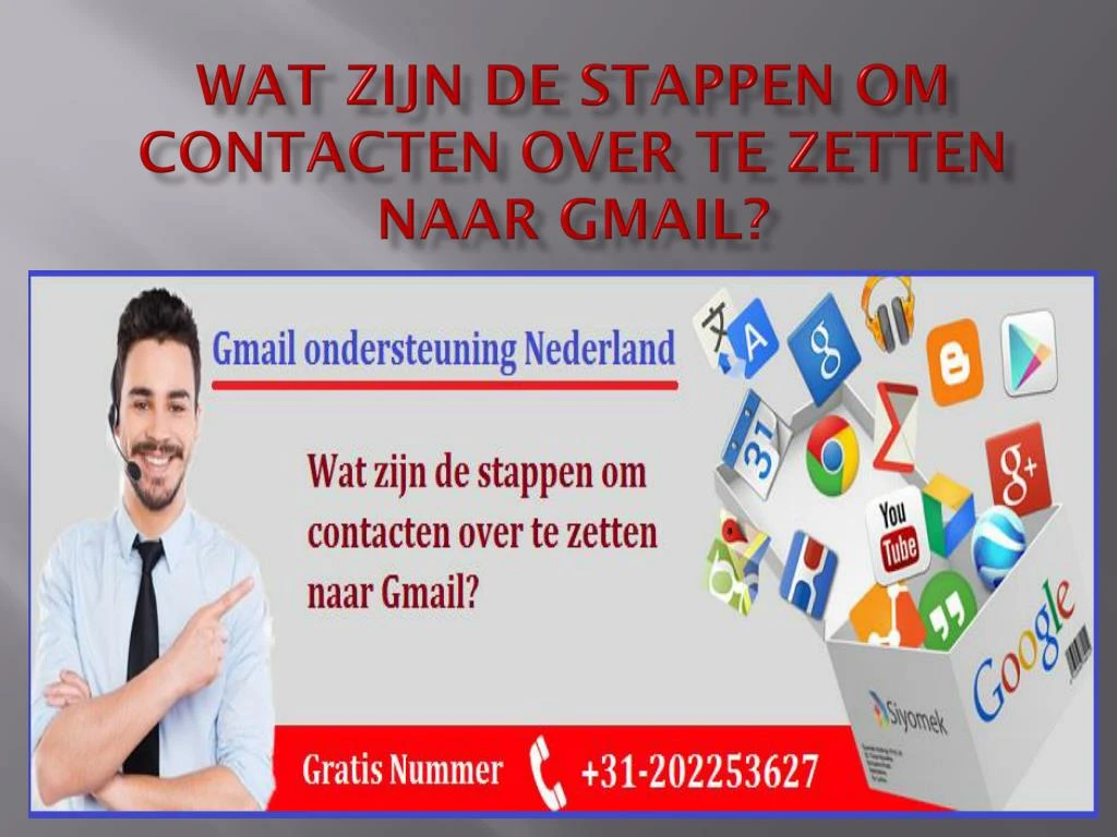 wat zijn de stappen om contacten over te zetten naar gmail