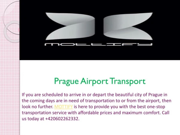 Prague Airport Transport