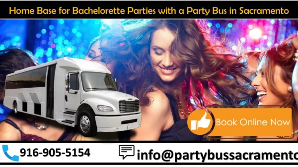 party bus in Sacramento