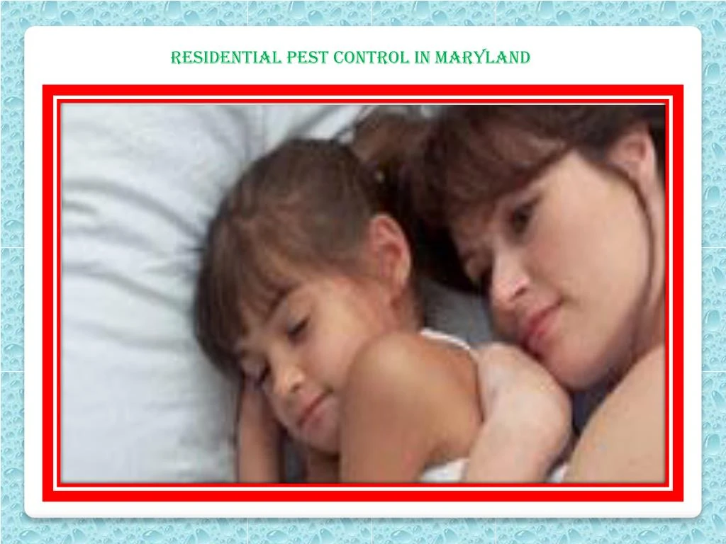residential pest control in maryland