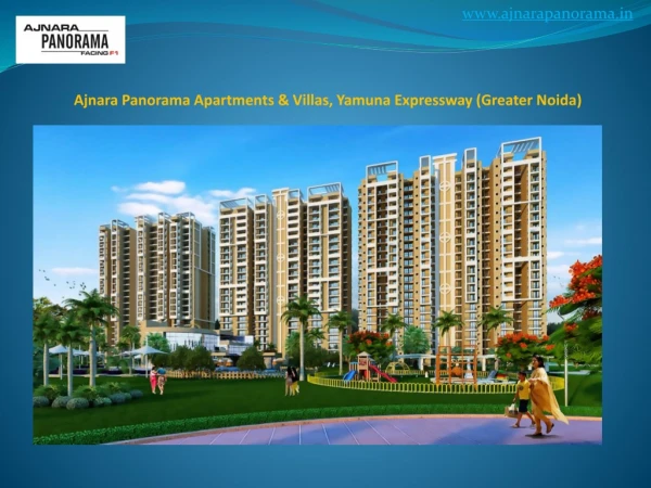 Ajnara Panorama Residential Projects in Greater Noida