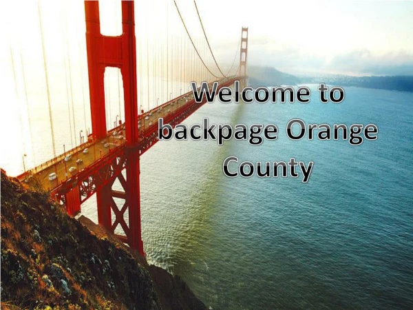 Backpage Orangecounty