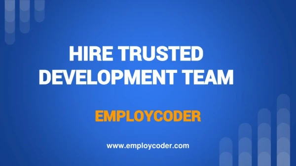 Hire Trusted Development Team
