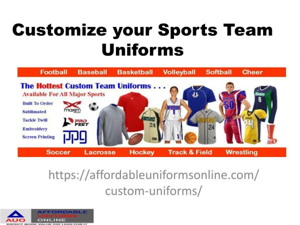 Custom Sport Uniforms