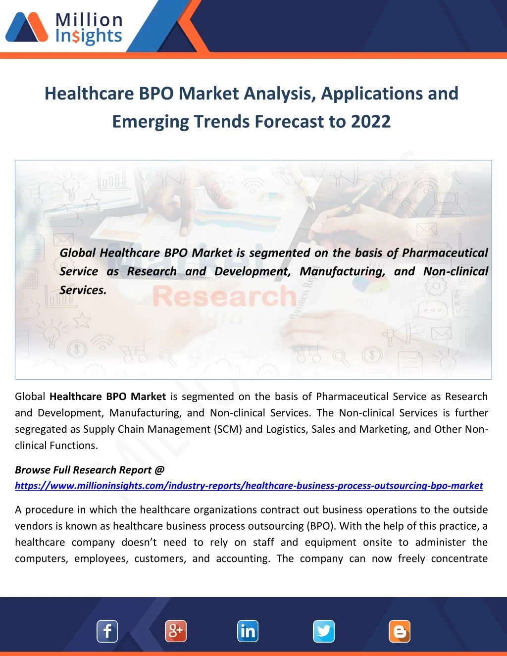 healthcare bpo market analysis applications