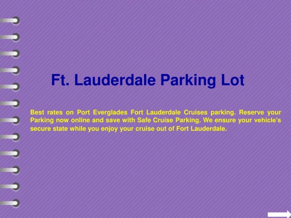 Everglades Port Parking