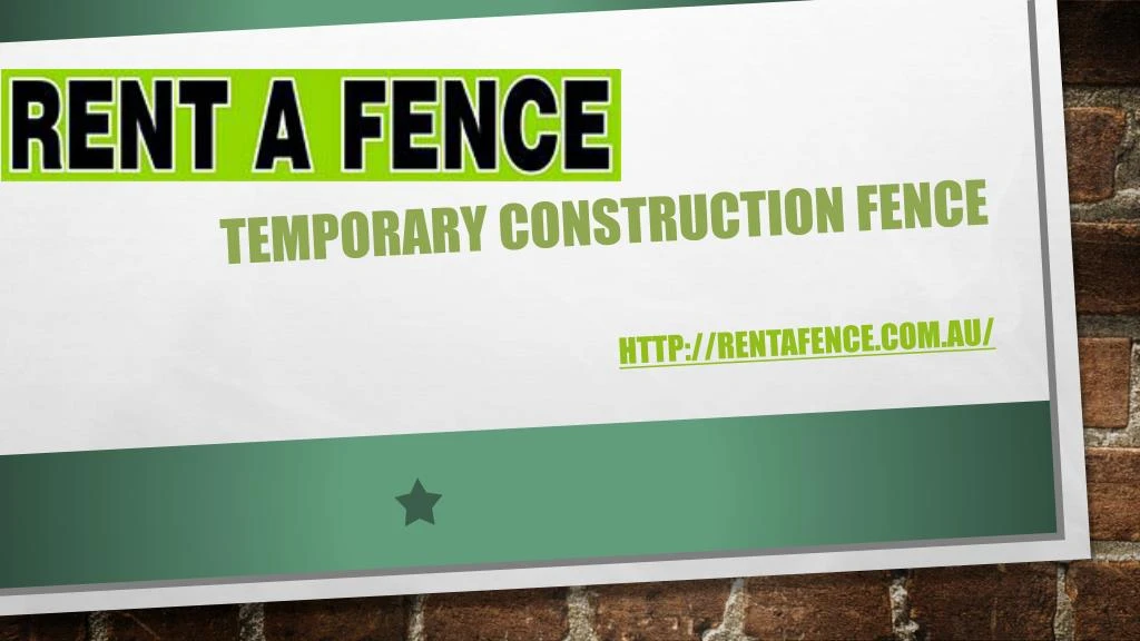 temporary construction fence