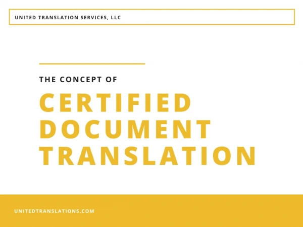 Understanding the Concept of Certified Document Translation