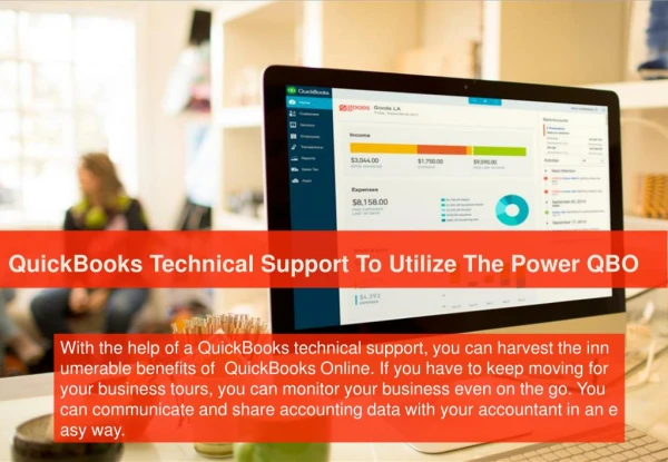 QuickBooks Technical Support To Utilize The Power QBO