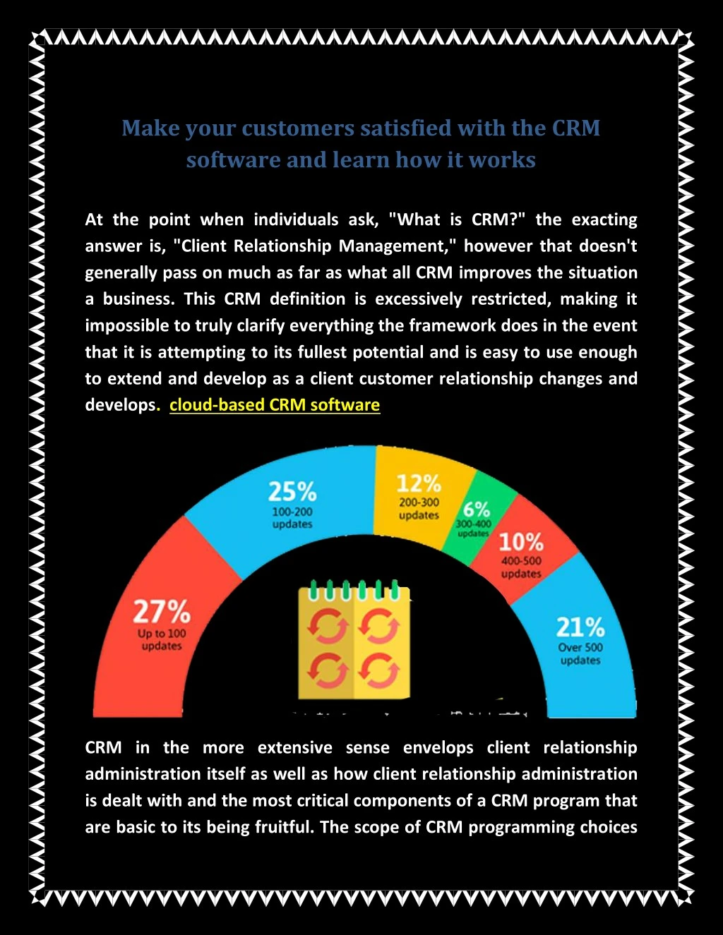 make your customers satisfied with