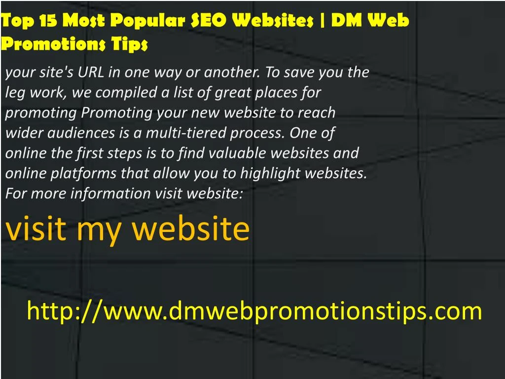 your site s url in one way or another to save