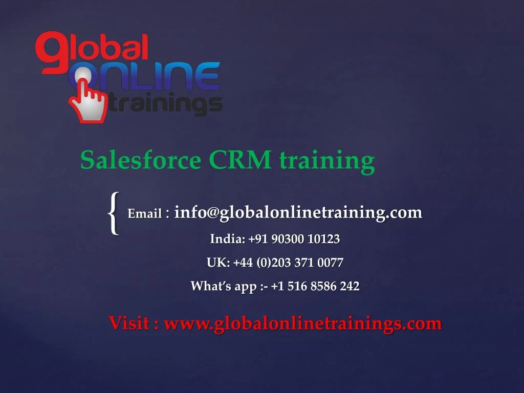 salesforce crm training