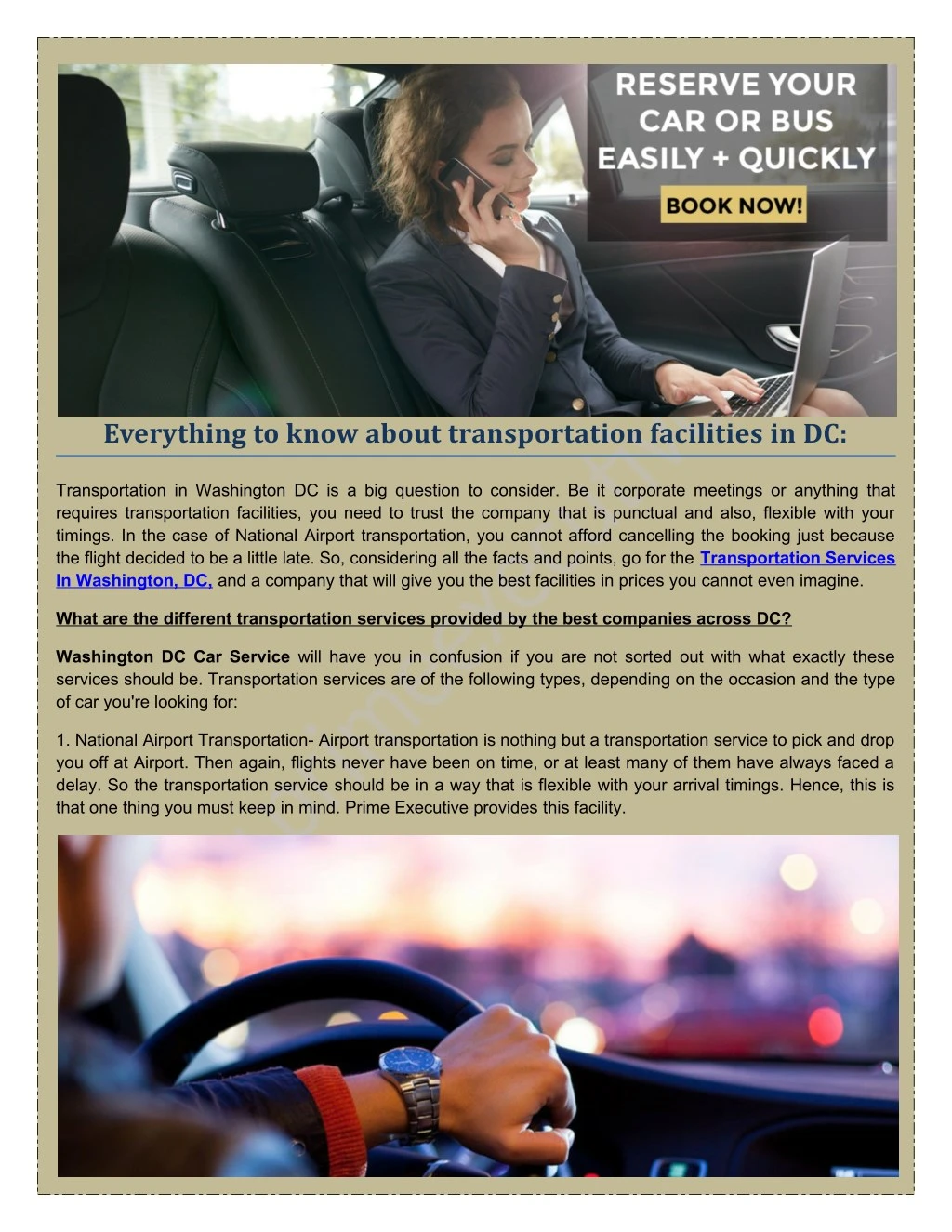 everything to know about transportation