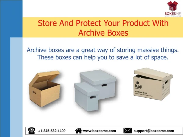 Store and protect a single item with Archive boxes