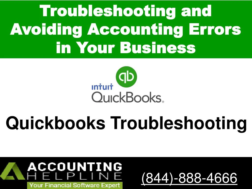 troubleshooting and avoiding accounting errors in your business