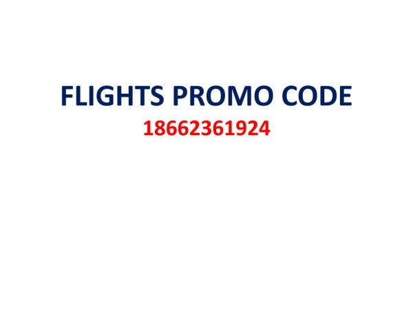 Airline Promo Offers and Services