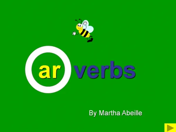 Ar verbs