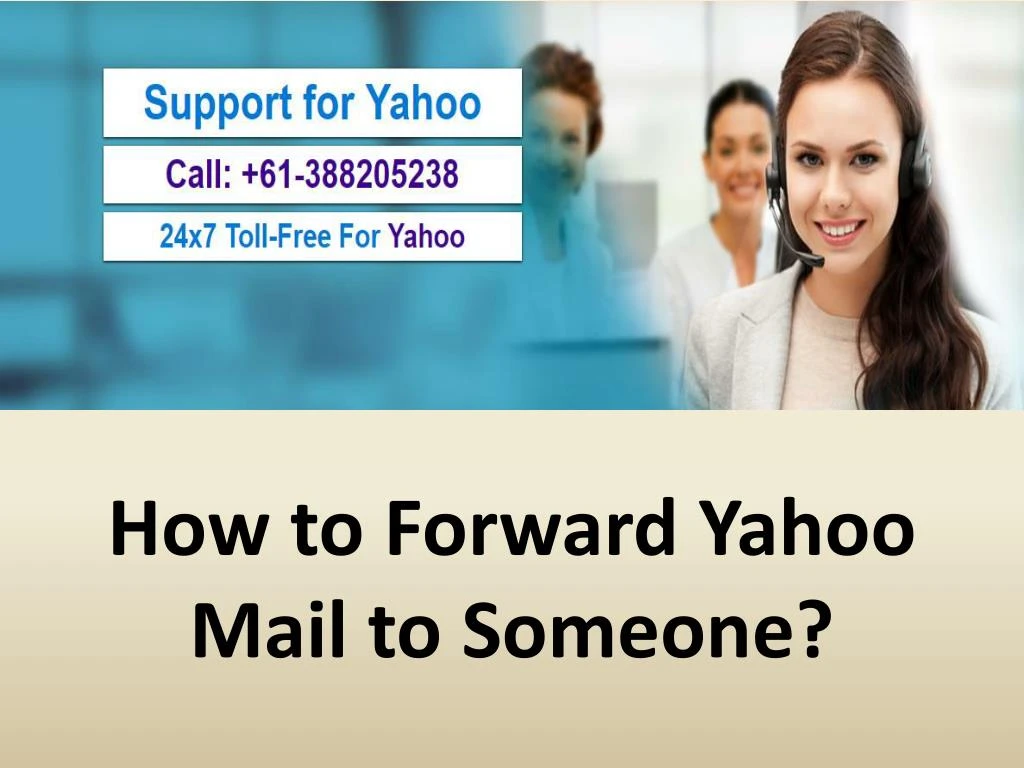 how to forward yahoo mail to someone