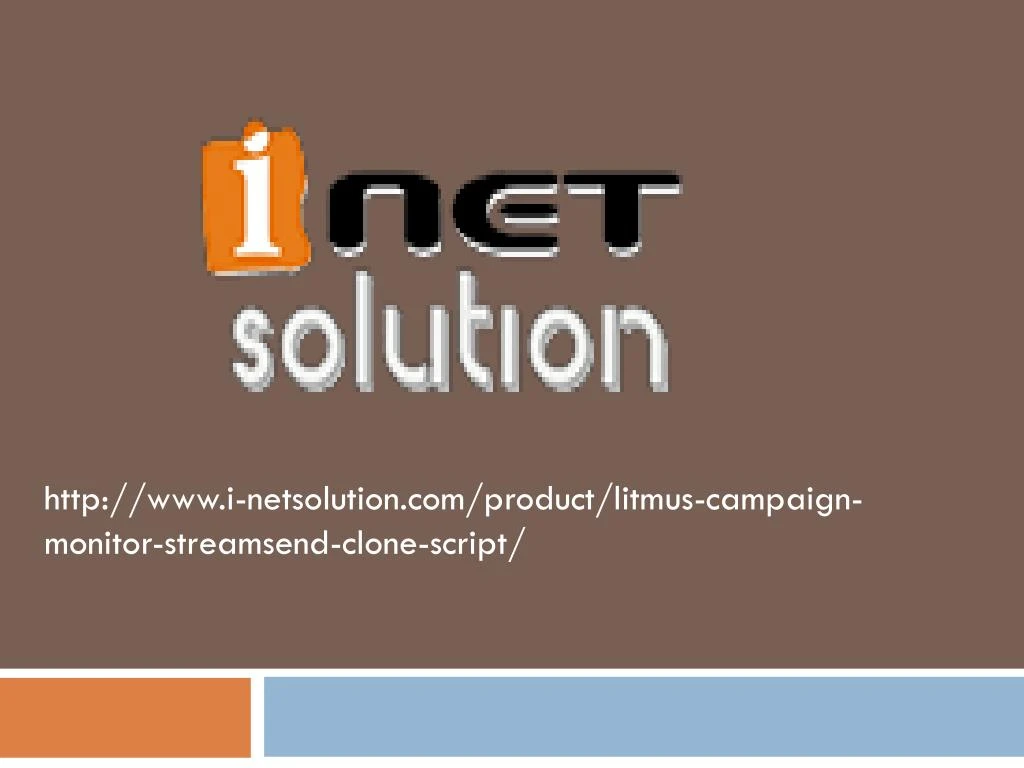 http www i netsolution com product litmus campaign monitor streamsend clone script
