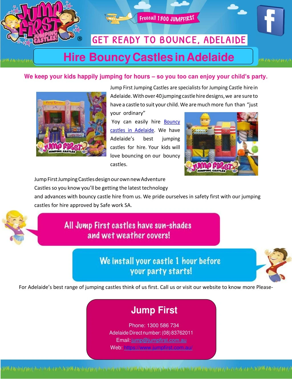 hire bouncy castles in adelaide