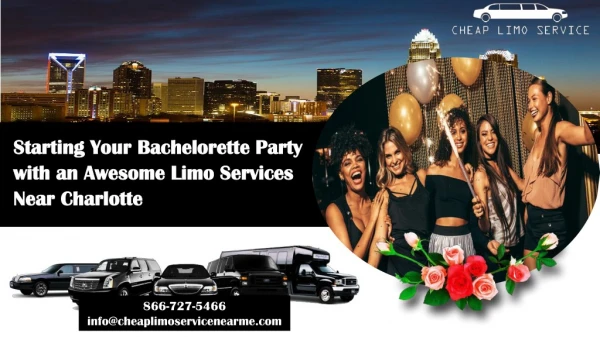 Starting Your Bachelorette Party with an Awesome Limo Services Near Charlotte