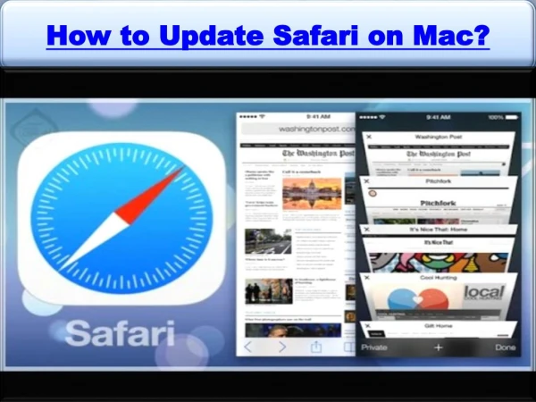How to update Safari on Mac?