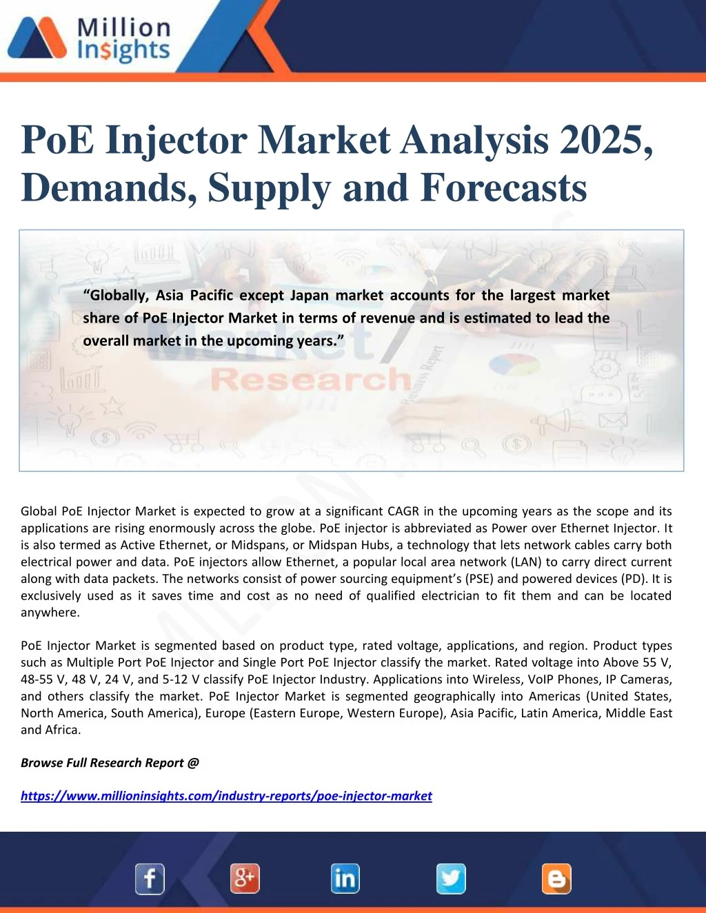 poe injector market analysis 2025 demands supply