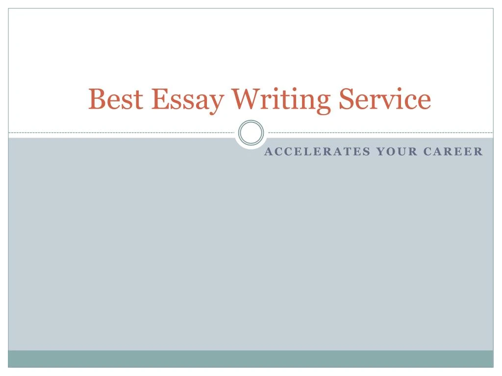 best essay writing service