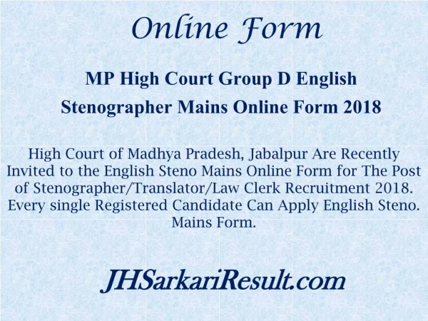 online form