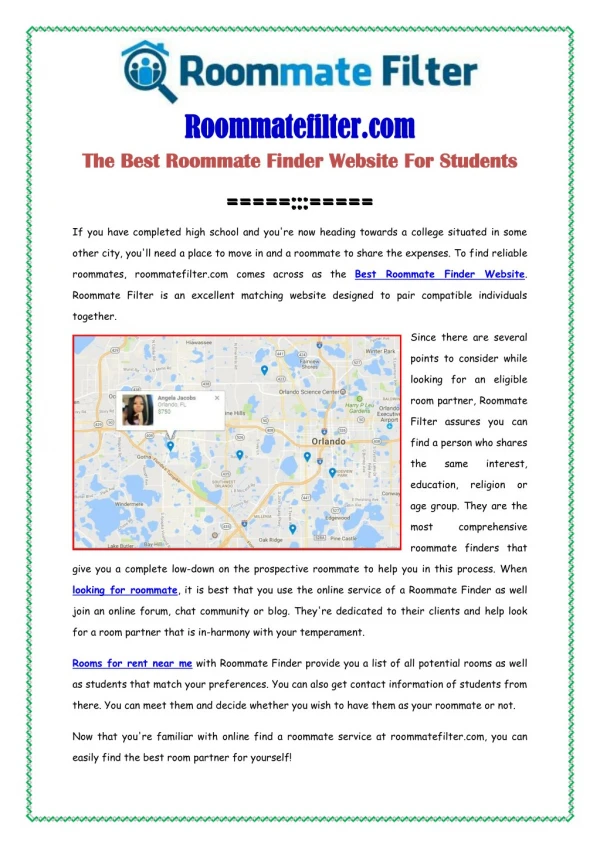Best Roommate Finder Website For Students